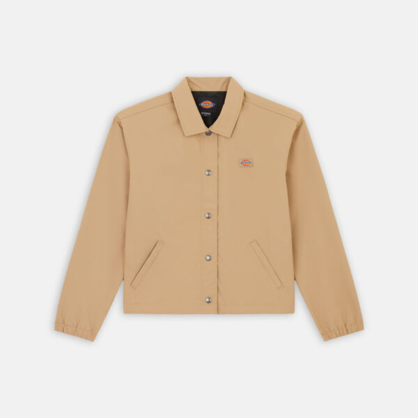 Dickies DK0A4YGWKHK1 OAKPORT CROPPED COACH JACKET W KHAKI 194113958188