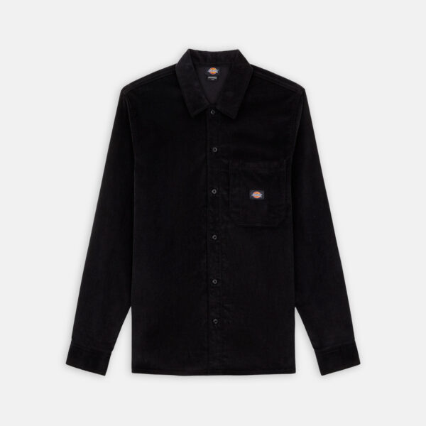 Dickies DK0A8652BLK1 CORDUROY SHIRT LS BLACK 196520320466