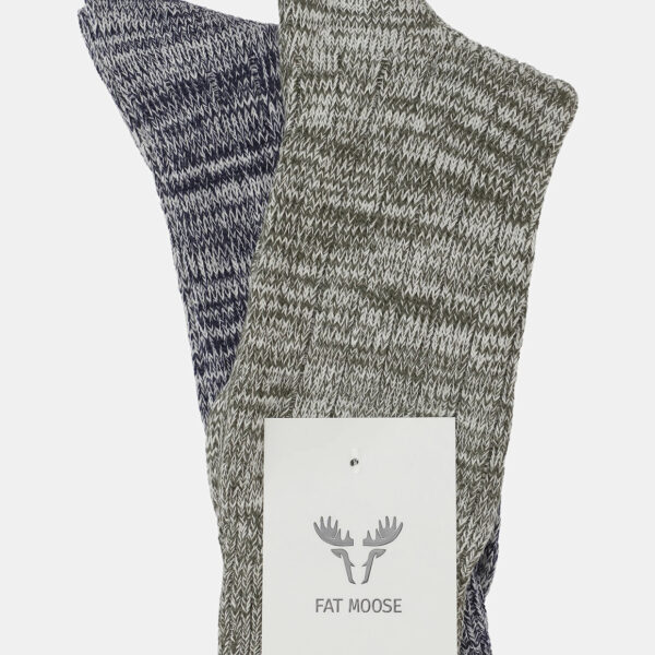 Fat Moose FM2204_Combo_2 FM Socks 2 pack Combo 2 5712946771788