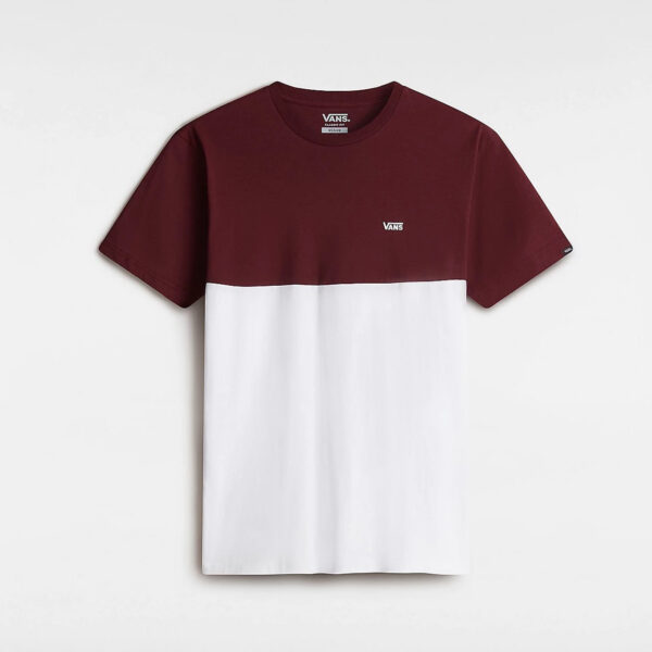 Vans VN0A3CZDKJN1 MN COLORBLOCK TEE WHITE/PORT ROYALE 194905490933