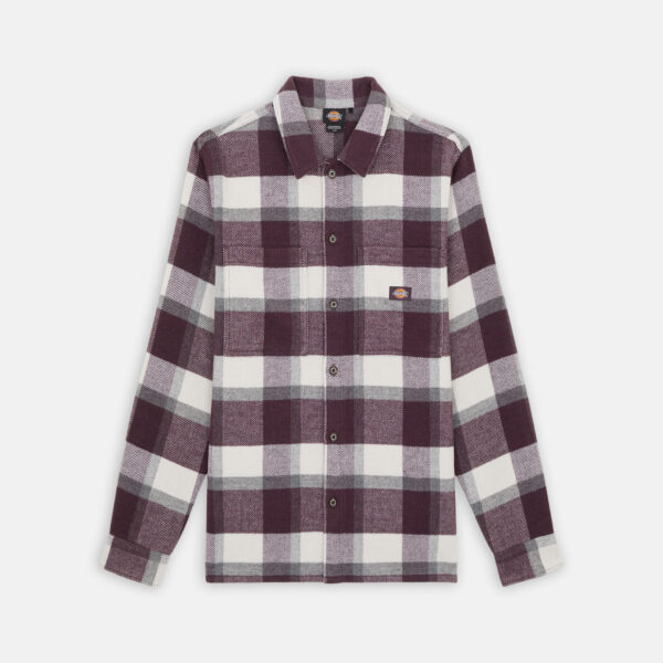 Dickies DK0A4XZZJ561 PLAID COALING LS SHIRT PLUM PERFECT 195439901438