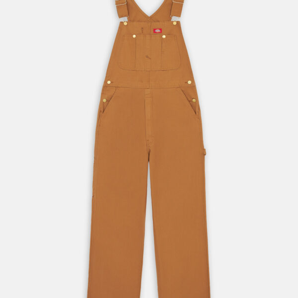 Dickies Workwear DK0A4YL9RBD1 CLASSIC BIB OVERALLS RINSED BROWN 196009854505