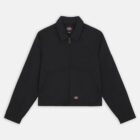 Dickies DK0A4YQYBLK1 UNLINED CROPPED EISENHOWER JACKET BLACK 196520186802