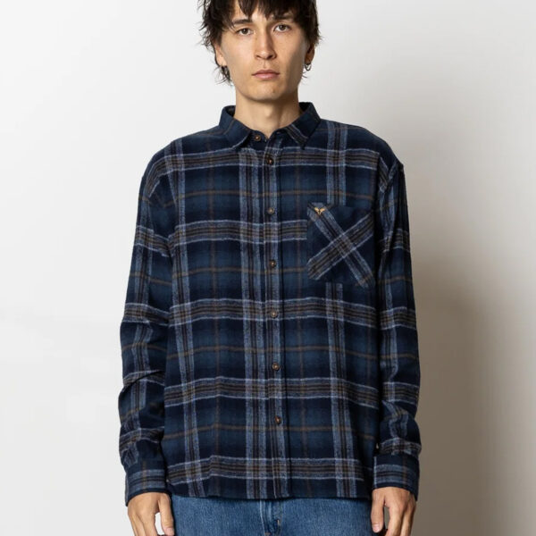 Fat Moose FM2790_Dark_NavyCheck Forest flannel shirt Dark Navy Check 5715528144307