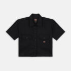 Dickies DK0A4YSXBLK1 WORK SHIRT CROPPED SS W BLACK 889440857692