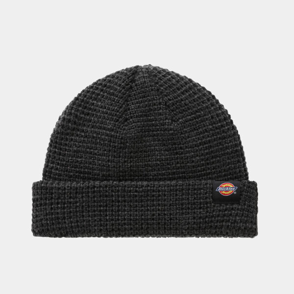 Dickies DK0A4XFDBLK1 WOODWORTH WAFFLE BEANIE BLACK 195440269428